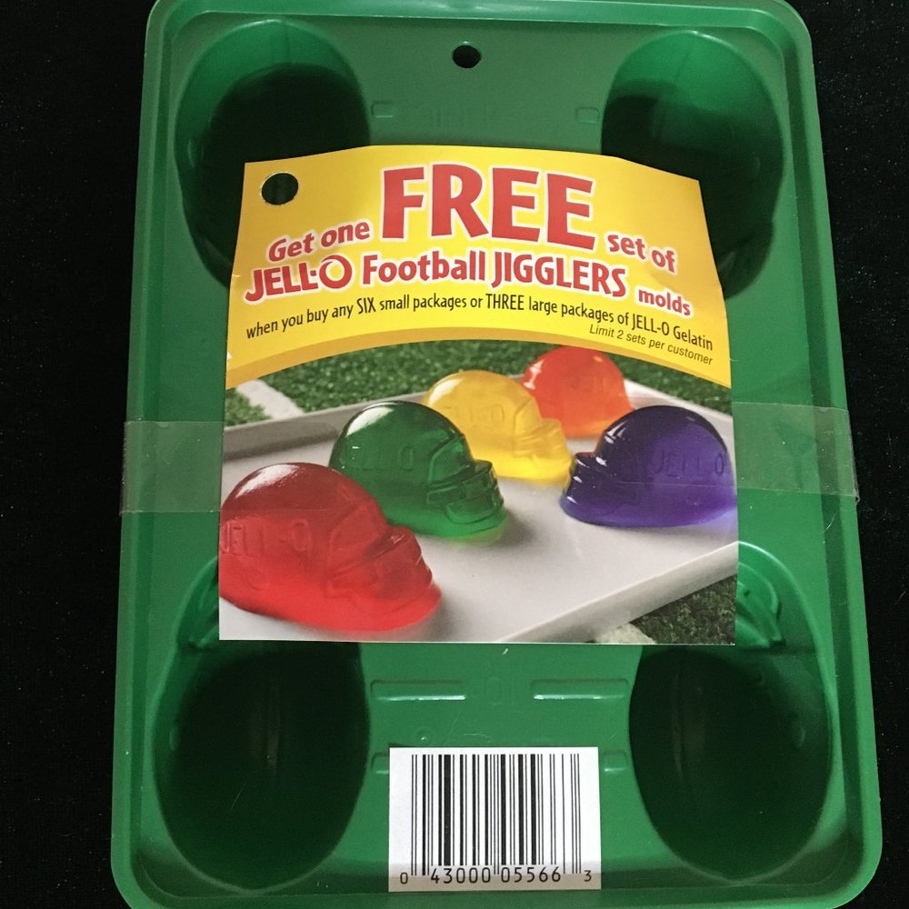 Jell-O Football Jigglers Mold set of 2